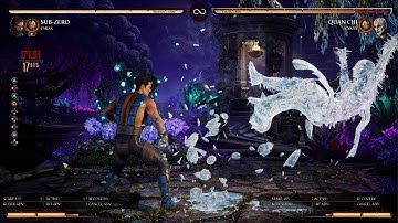 BIG COMBO BUT NO DAMAGE?! | SUBZERO/CYRAX MAX SCALING COMBO | MK1