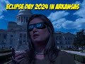 Eclipse day 2024 in arkansas