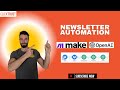 Newsletter automation with Make.com