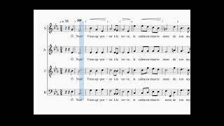 Video thumbnail of "Hymne à la Nuit, SATB, Jean-Philippe Rameau"