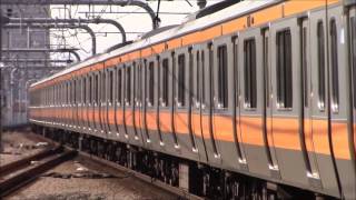 E233系0番台中央快速線中央特快東京行き（T11）東小金井通過