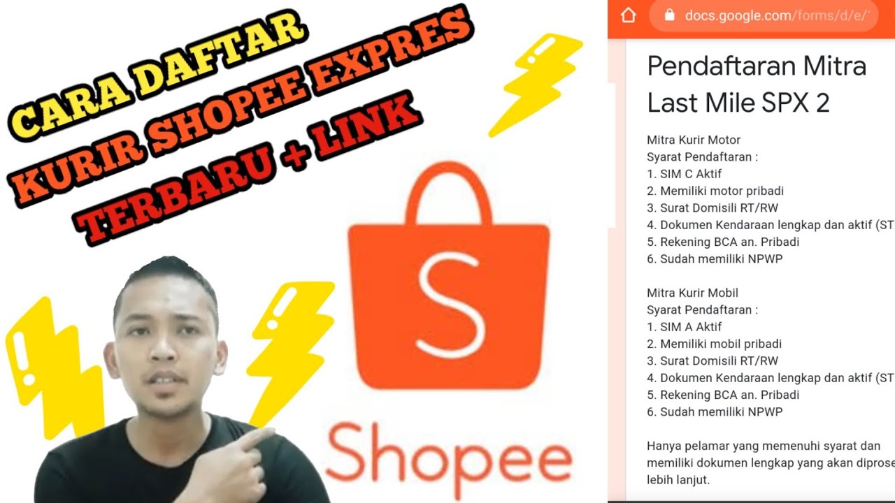Lowongan Kerja Kurir Shopee Expres Terbaru Youtube