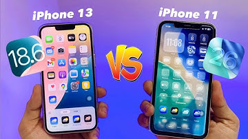 iPhone 13 (iOS 18.6) vs iPhone 11 (iOS 26) Speed Test & Battery & Performance
