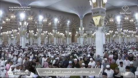 صلاة الفجر للشيخ عبدالله القرافي من المسجد النبوي الشريف 19 محرم 1447 من سورة سبأ