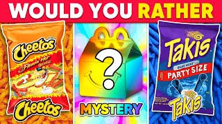 Would You Rather...? MYSTERY Dish Edition 🍔🍭🎁 Junk Food Edition