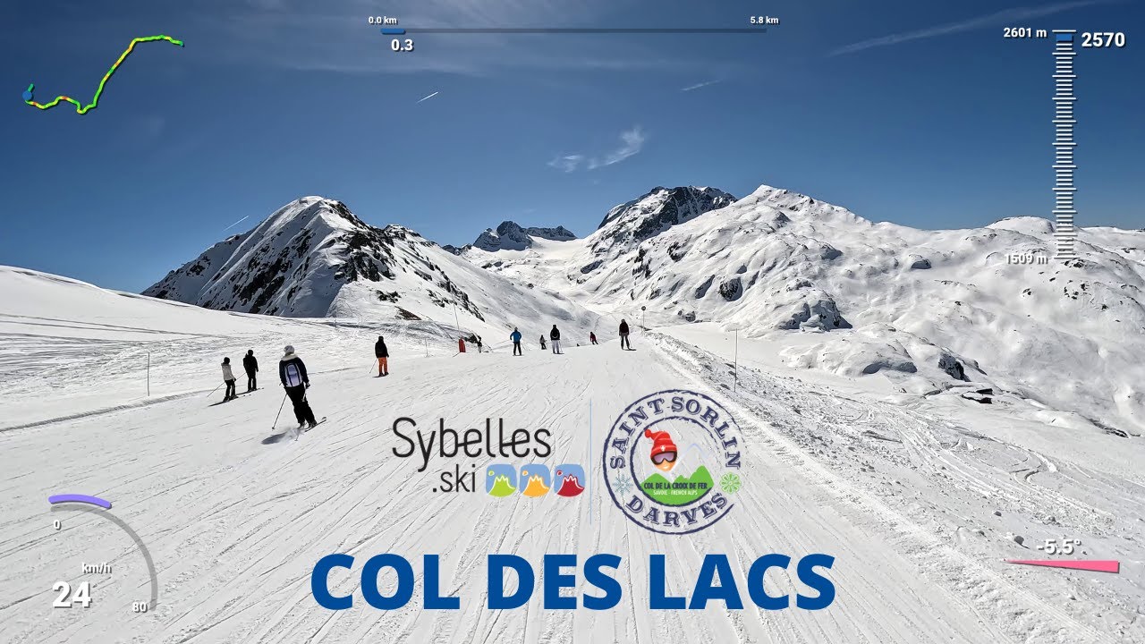 LES SYBELLES - 900M DE DÉNIVELÉ À SAINT SORLIN - GOPRO 4K