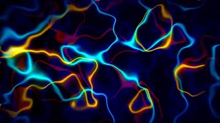 🎬 4K Screensaver – Fluorescent Reflections in Motion | Abstract Loop (No Audio)