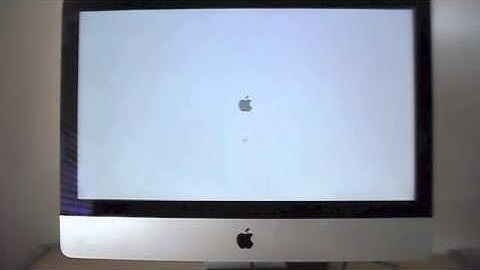 21.5 iMac late 2012 boot up test