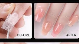 طريقه عمل الاظافر بالفيبر جلاس او بالمنديل fiberglass nail extension screenshot 4