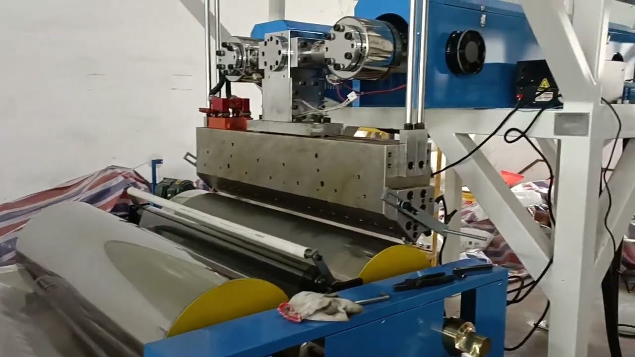 WT55/75-1250 two layer cast film making line for stretch film production