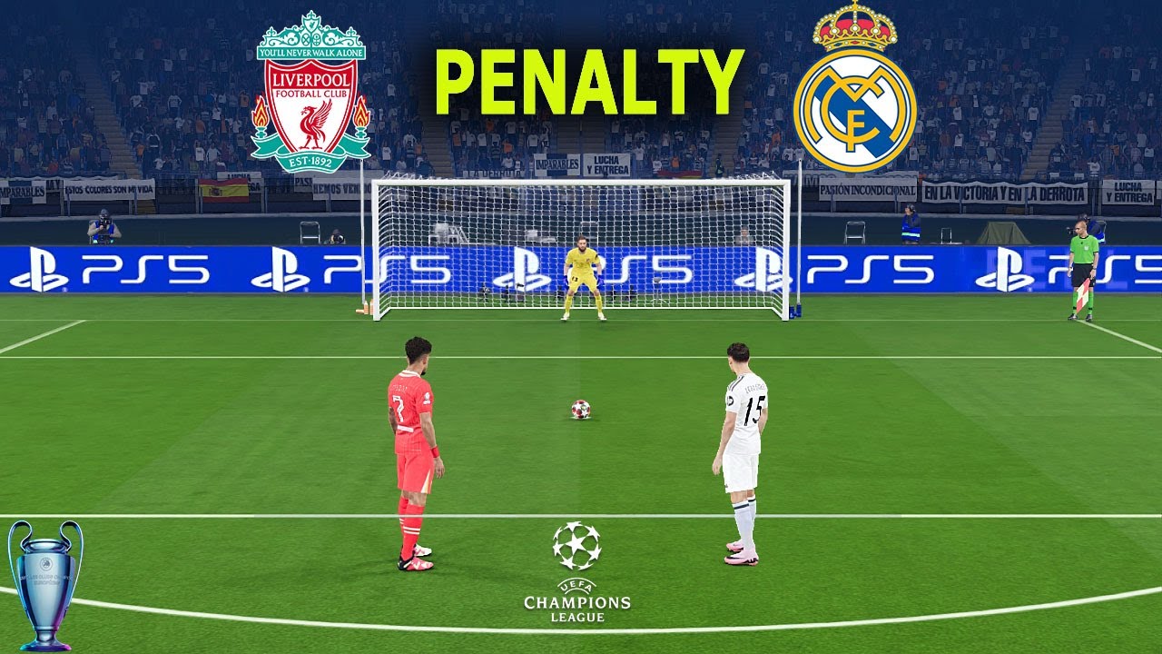 Ливерпуль — Реал Мадрид — ПЕНАЛЬТЫ | Лига чемпионов УЕФА 25/26 ЛЧ | Игровой процесс PES