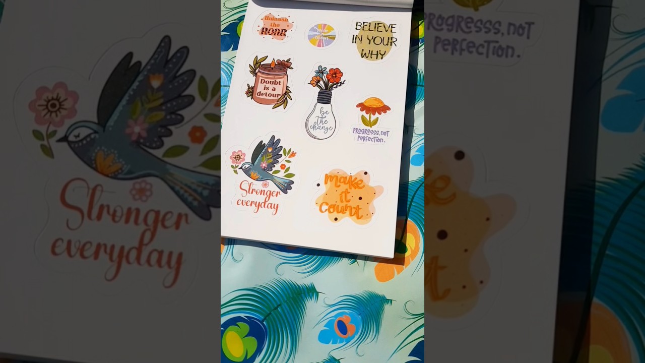 Factor Notes Stick It Sticker Book Flip-Through🌷💛 #sticker #stickerlove #stickerbook #stickers #2025