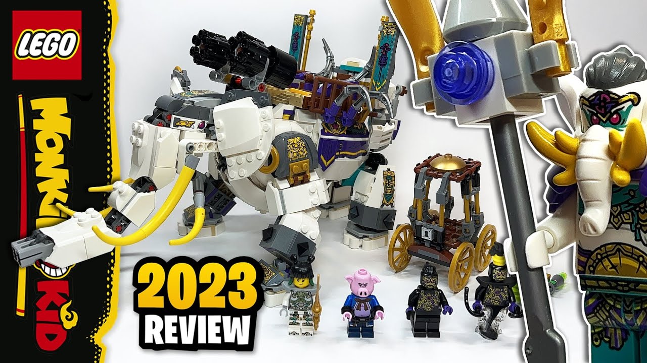 LEGO Monkie Kid Yellow Tusk Elephant (80043) - 2023 EARLY Set Review -  YouTube