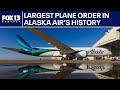 LIVE: Alaska Airlines orders more than 100 Boeing jets, largest order in company history