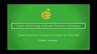 [RISE CRM Plugins - Fixed Equipment Management] Create Licenses