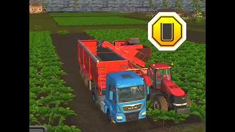 Sugarbeat Unloading in FS 16 | FS16 Gameplay | Farming Simulator 16 | FS16 Timelapse #shorts