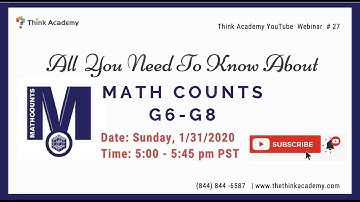 【Think Academy】All You Need To Know About Math Counts - Brian