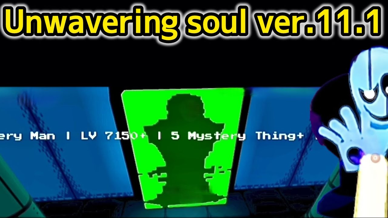 【Roblox】Unwavering soul ver.11.1 Mystery Man Solo(ミステリーマン ソロ) (Mobile〔モバイル〕)