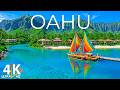 Oahu 4K Drone Footage | Waikiki Beach, Diamond Head & North Shore Waves, Hawaiian Island Views
