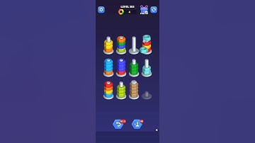 nut sort game video level 1 se 385 tk salutations done ✅ koi khas level nhi hai #goviral #viralchall