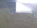 Lucite acrylic waterfall coffee table aaron r thomas home