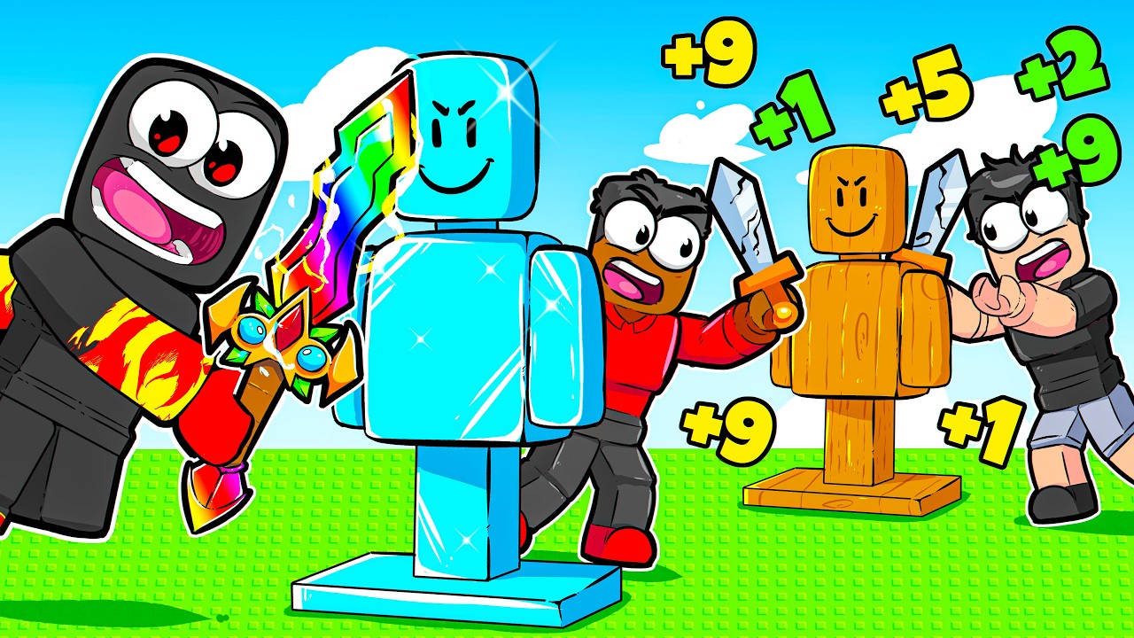 COMECEI NOOB com SECRETOS OP no Lucky Block Rush…