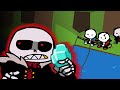 SANS GOES FISHING IN MINECRAFT || ANIMATION