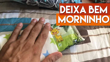 Pode aquecer lenço umedecido?