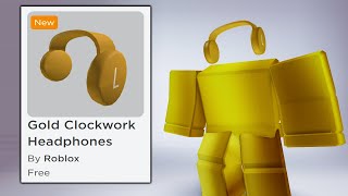 *NEW* HOW TO GET GOLD CLOCKWORK HEADPHONES IN ROBLOX FOR FREE!