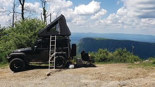 3 Days Jeep Camping on Top of a Mountain