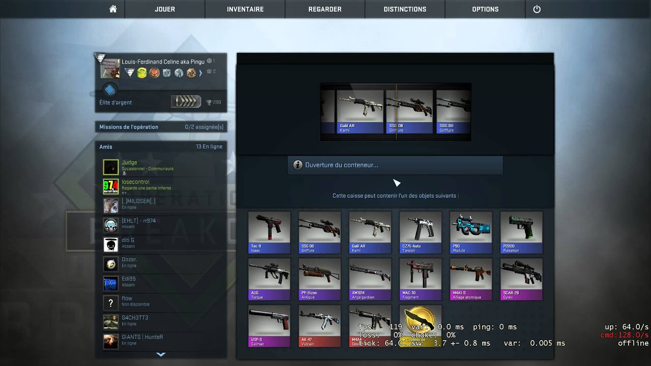 CS:GO - Ouverture de Caisses Chasseur - Cases Opening Hunter - YouTube