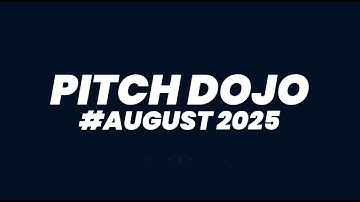 Pitch Dojo #AUG2025 | From AI to Real-World Impact