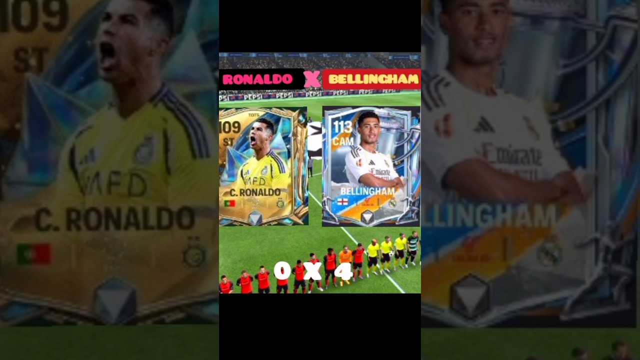 Cristiano Ronaldo ⚡ vs Jude Bellingham 🔥 | Epic Football Battle | 0-4 Highlights