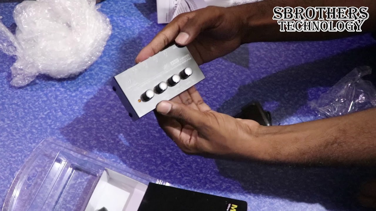 Behringer HA400 4-Channel Headphone Amplifier, Black | Sbrothers Technology