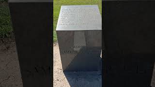Harville Family Cemetary is centered around the monument for Samuel Harville.