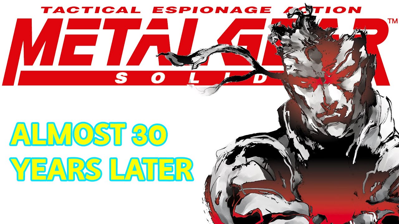 METAL GEAR SOLID 30 years later is one of the BEST GAMES I've played | A retrospective (PT.1 of 2)