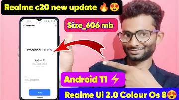 realme c20 new update 🔥 #Android_11⚡@Akashtechgyan