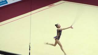 Anitei Laura 2004 ROU rope IT RG Junior Moscow 2019 12.15
