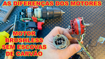 MOTOR BRUSHLESS BL OU MOTOR COM ESCOVAS,  VEJA AS DIFERENÇAS ENTRE OS MOTORES SEM ESCOVAS DE CARVÃO.