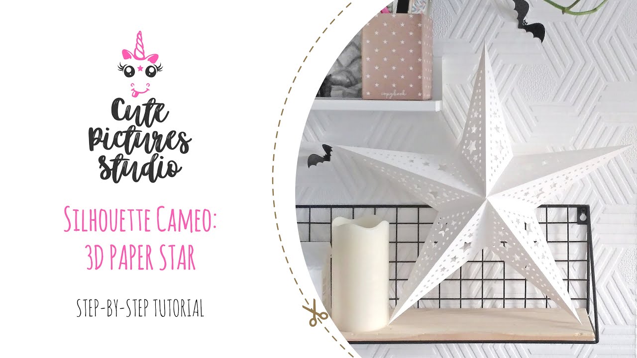 Download 3d Paper Star Step By Step Assembly Process Svg Layout From Cutepicturesstudio Youtube