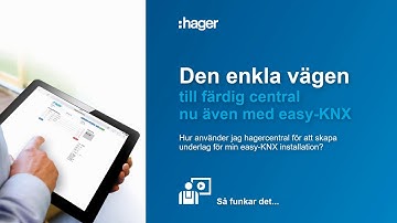How to - Hagercentral – easy-KNX