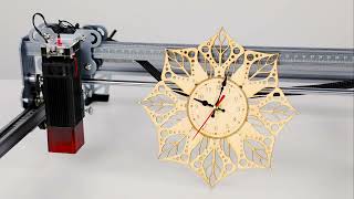 CrealityFalcon 10W Demo Room | How to DIY Yourself a Clock