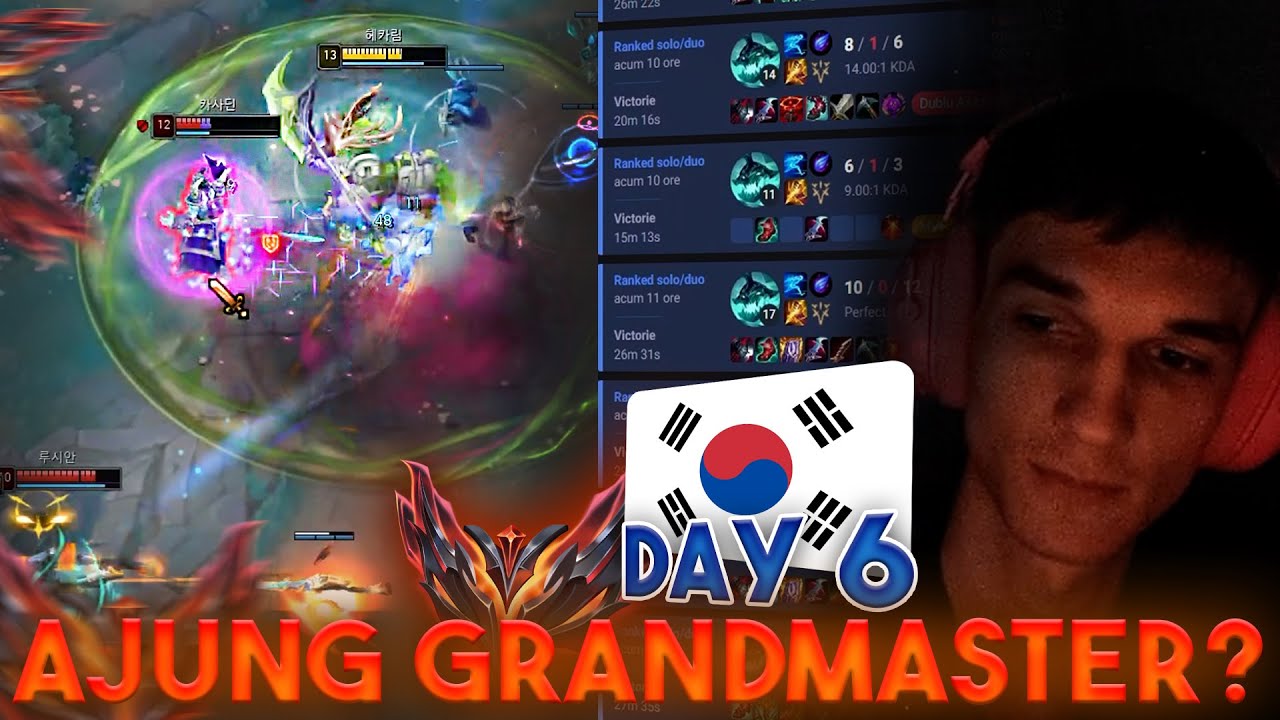 AJUNG GRANDMASTER? | day 6 in KR