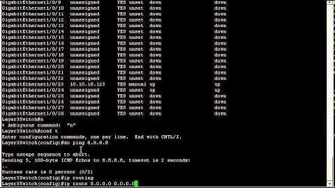 Cisco Layer 3 Switch - Introduction & Basic config