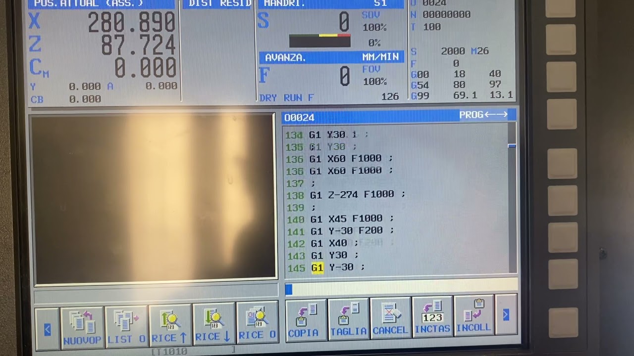 Tornio CNC Doosan Fanuc.Programmazione ISO CONTRO Programmazione Manual Guide di Fanuc