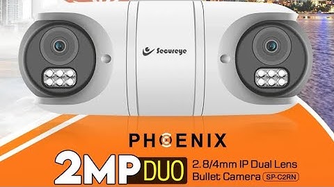 Secureye Duo Camera Demo Video with NVR Phoenix Series