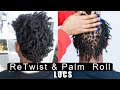 Retwist & Palm Roll on Traditional Locs | KendraKenshay