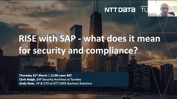 RISE with SAP - What Does it Mean for Security and Compliance? | Turnkey Consulting webinar