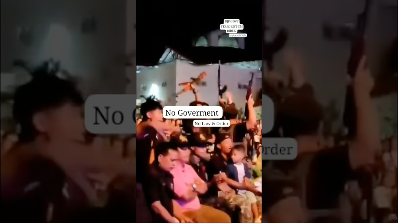 BJP Govt || No Government || No Law & Order || Imphal Manipur 