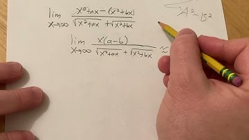 Limit of sqrt(x^2 + ax) - sqrt(x^2 + bx) as x approaches infinity